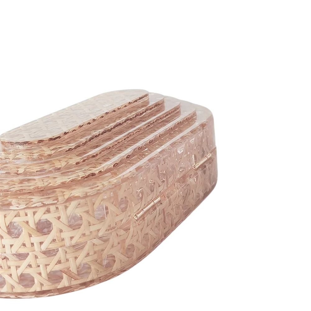 The 'Maya' Rattan Clutch