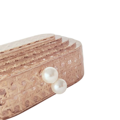 The 'Maya' Rattan Clutch